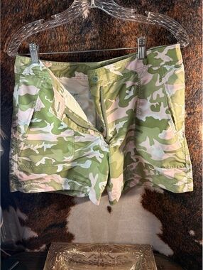 Guy Harvey AFTCO Bluewater Camouflage Nylon Swim Shorts Size 8